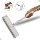 Mop Rodo Microfibra Limpa Vidros 2 em 1 Com Cabo Extensivel Simplo