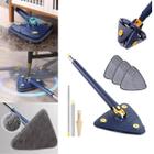 Mop Triangular Giratório Com 2 Refil Mágico Azul