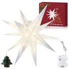 Moravian Star Tree Topper YPGFDZYDHH de 23 polegadas com 100 LED