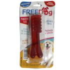 Mordedor Flexível Cães Freedog Escova 36g Pet Cão Gato Sabores Halito