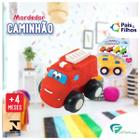 Mordedor Infantil Para Bebê Caminhão Vermelho Pais E Filhos - Pais&Filhos