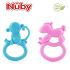 Mordedor Infantil Zoo Textura Suave Com Alça +3meses - Nuby