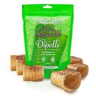 Mordedor Natural Kit com 9 Mini Traquéias Bovinas Mini Canolli Dipetti para cães