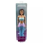 Morena Barbie Sereia Básica - Mattel HGR04-HGR07