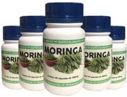 Moringa 500mg - kit com 5 frascos de 60 Cápsulas