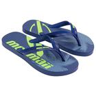 Mormaii Chinelo 10591 Tropical Grafics Dedo Masculino Azul/Verde