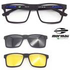 Mormaii Swap NG 6098 Oculos Preto Fosco com 2 clipons