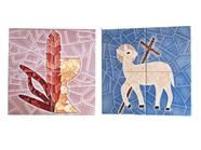 Mosaico Católico em Azulejos decorativos para igrejas e Capelas 40 x 40 cm