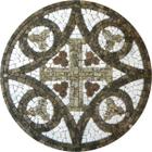 Mosaico Religioso Bizantino Cruz Bizantina