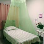 Mosquiteiro filó verde para pendurar no teto cama casal e solteiro anti pernilongod e mosquitos