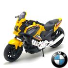 Moto Brinquedo Big Trail Grande Realista Infantil Amarela Presente Tipo Bmw