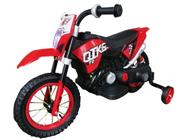 Moto Elétrica Infantil a Bateria 6V com Sons e Luzes, Idade Rec 2 a 4 anos,  Branca, AOSOM, Branco - Dular