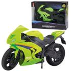 Moto de Brinquedo Sb 1000 Verde Motorcycle Samba Toys