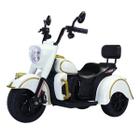 Moto Elétrica Grande Infantil Menino Menina 2 Baterias 6V