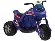 Mini Moto Elétrica Infantil Motorizado 12V Brinquedo Criança Polícia Touring