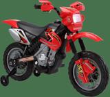 Moto Elétrica Infantil 6V Vermelha Bel
