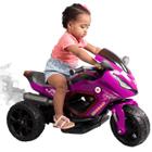 Moto Eletrica Infantil Biemme Sport Racing LED Fumaça 6V Girl
