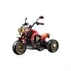 Moto Elétrica Infantil Led Vermelho Mobilete Buzina Bike Usb - Toys Plus