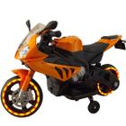 Moto Infantil Eletrica Esportiva Musica Farol 6v Rodas Led Criança 3 - 6 Anos