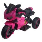 Moto Infantil Elétrica Super Moto 3 Rodas Som Luz Frente e Ré - Bangtoys