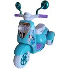 Moto Infantil Triciclo Elétrico Carrinho Motorizado Azul Som Do Motor Luz Buzina P/Crianças Até 25kg