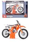 Moto KTM 450 SX-F Factory Edition 2018 84 - Motocross Red Bull - 1/18 - Bburago