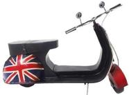Moto Londres Modelo Vespa Vintage Retro De Metal Fundido