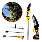 Moto Serra A Bateria Mini Serra Eletrica 25v + Cabo Extensor - Nakasaki