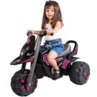 Moto Triciclo Eletrico Infantil Biemme Fox Dark Rosa 6V