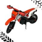 Brinquedo Moto Trilha Motocross Pneu Borracha Amortecedor - Kendy