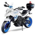 Moto Viatura de Brinquedo Motocicleta Polícia Infantil Carro