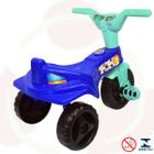 Motoca Azul Omotcha Com Adesivos Infantil Criança Triciclo