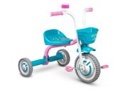 Motoca Triciclo Infantil Nathor Charm Com Cestinha e Buzina
