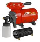 MOTOCOMPRESSOR AR PORTATIL DIAFRAGMA MS2,3AIRPLUS 0a40PSI CONT. MONOF. IP00 1/3CV 220V 4P 60Hz C/ALCA C/ACESS.