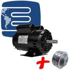 Motor Eberle Monofásico 5Cv 2 Pólos Alta Rotação Com Polia - Mercosul