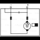 Motor ventilação 26,5Ah 12V Vw Fox 2003 a 2021 Bosch