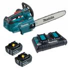 Motoserra 36v Duc306pt2 + 2 Bat 5ah + 1 Carreg Dc18rd 220v Lxt Brushless Xpt Makita