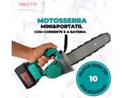 Motosserra a Bateria 20v Arita Mini 10 Polegadas portátil Bivolt