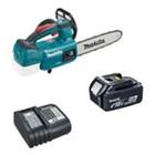 Motosserra DUC254Z + 1 Bateria BL1850 + Carregador DC18SD Makita