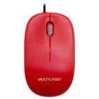 Mouse C Fio Mid 1200DPI USB CB 120CM 3 Botões Vermelho MO292