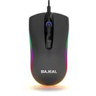 Mouse com fio 1600dpi óptico de 4 teclas, luz de fundo USB RGB