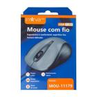 Mouse com Fio Inova MOU-11179 1.2M Confiança e Desempenho