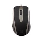 Mouse com Fio USB 2.0 Techzone Preto e Cinza Maxprint - 6013930