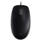 Mouse com fio USB Logitech M110 com Clique Silencioso, Design Ambidestro e Facilidade Plug and Play, Preto - 910-006756