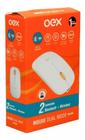 Mouse Dual Mode Wifi e Bluetooth Oex Branco ms603