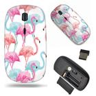 Mouse e mouse sem fio para laptop + Marca + Nature Bird + Flamingos