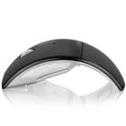 Mouse Em Arco Dobrável Sem Fio Wireless 2.4ghz - Preto