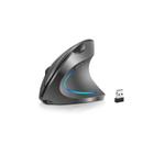 Mouse ergonômico vertical sem fio genérico -BLACK- - Lightbek Official Store