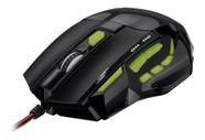 Mouse gamer 2000 dpi com led verde 7 botoes usb multilaser mo208