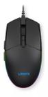 Mouse Gamer 2400 Dpi C/6 Botões Gaming Hyper Led Note e PC - LEHMOX